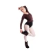 GP Warm up Lesson booties, taneční obuv na zahřátí - Černá