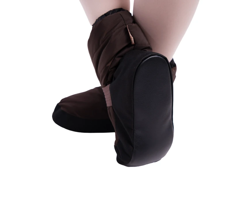 GP Warm up Lesson booties, taneční obuv na zahřátí GP Warm up Lesson booties, taneční obuv na zahřátí - Kávová - Mocco GP