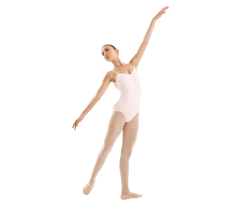 Capezio Essential Camisole leotard, dámský dres na tenká ramínka Capezio Essential Camisole leotard, dámský dres na tenká ramínka - Růžová Capezio