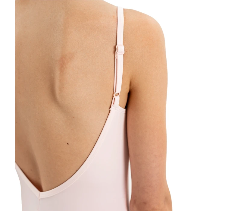 Capezio Essential Camisole leotard, dámský dres na tenká ramínka Capezio Essential Camisole leotard, dámský dres na tenká ramínka - Růžová Capezio