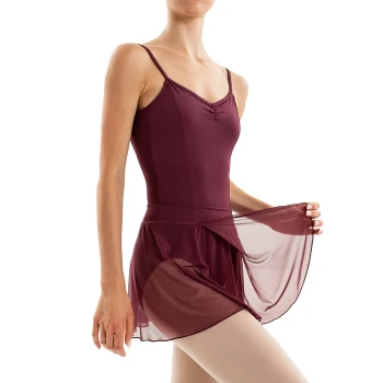 Capezio Essential Pull on Skirt, dámská sukně s elastickým pasem - Bordová Capezio