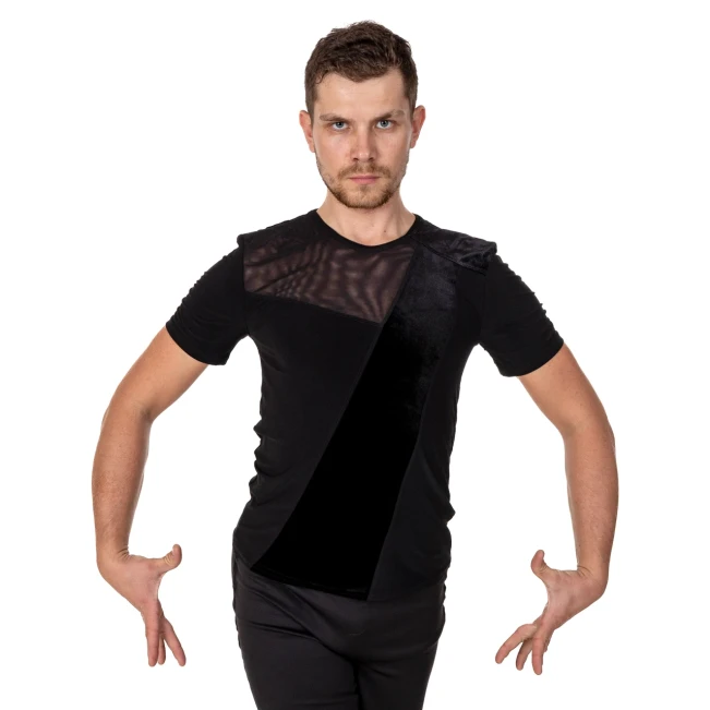 Pánské tričko na společenský tanec Basic Pánské tričko na společenský tanec Basic