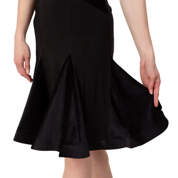 FSD Nella, dámské šaty s aplikací sametu