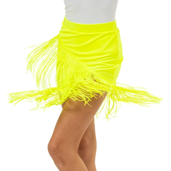 FSD Basic lycra, dívčí třásňová sukně na latino FSD Basic lycra, dívčí třásňová sukně na latino