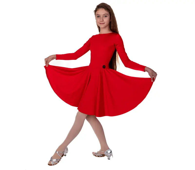 FSD Agnes, dívčí šaty - Červená - red