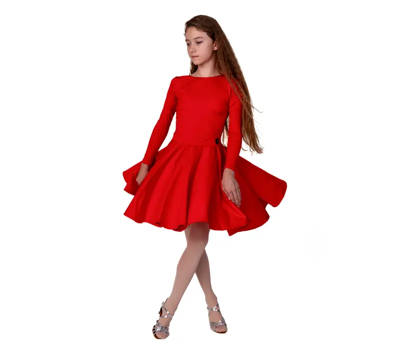 FSD Agnes, dívčí šaty - Červená - red