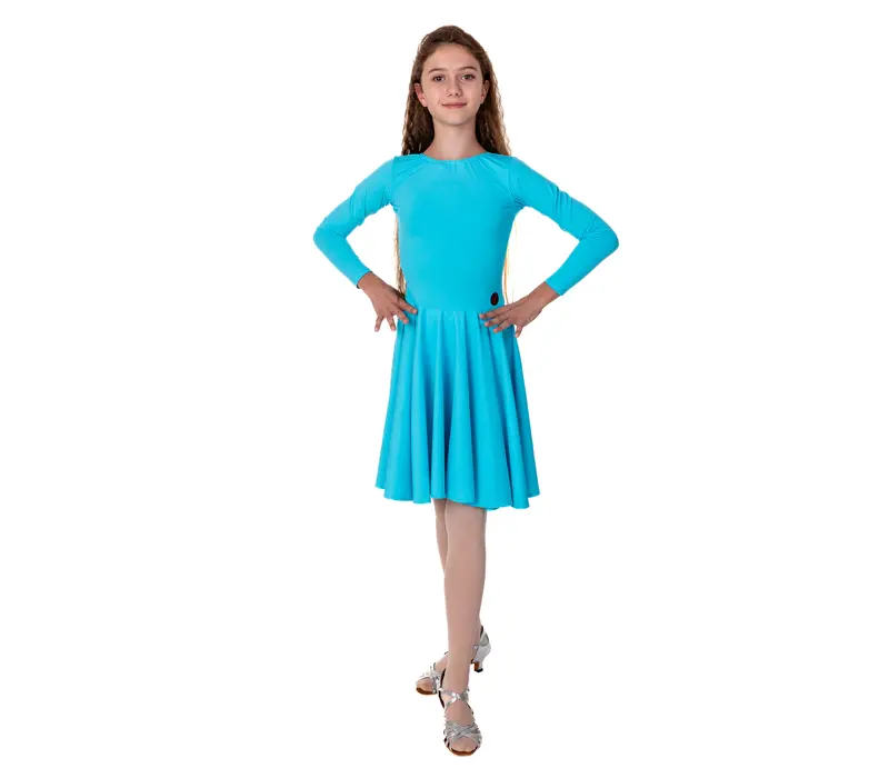 FSD Agnes, dívčí šaty - Modrá - light blue
