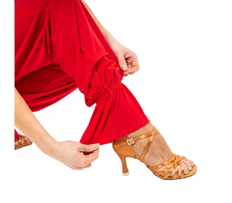 FSD Dana dámské tréninkové taneční kalhoty - Červená - red