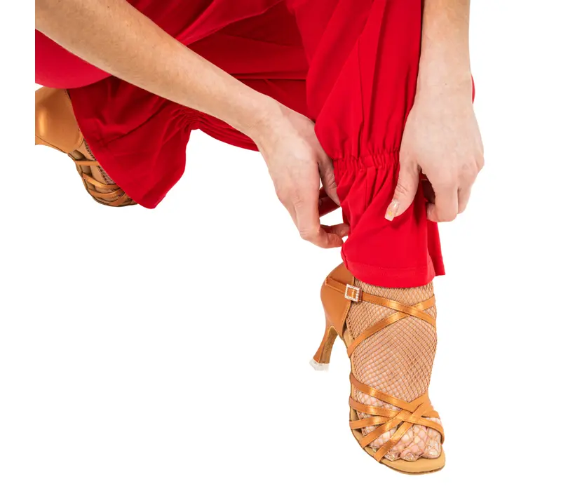 FSD Dana dámské tréninkové taneční kalhoty - Červená - red