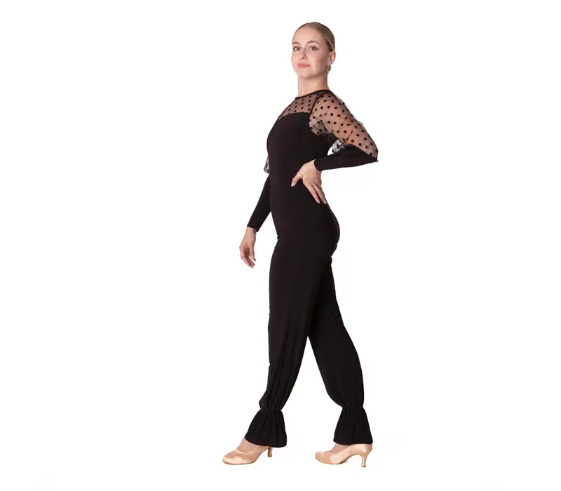 FSD Dana dámské tréninkové taneční kalhoty - Černá