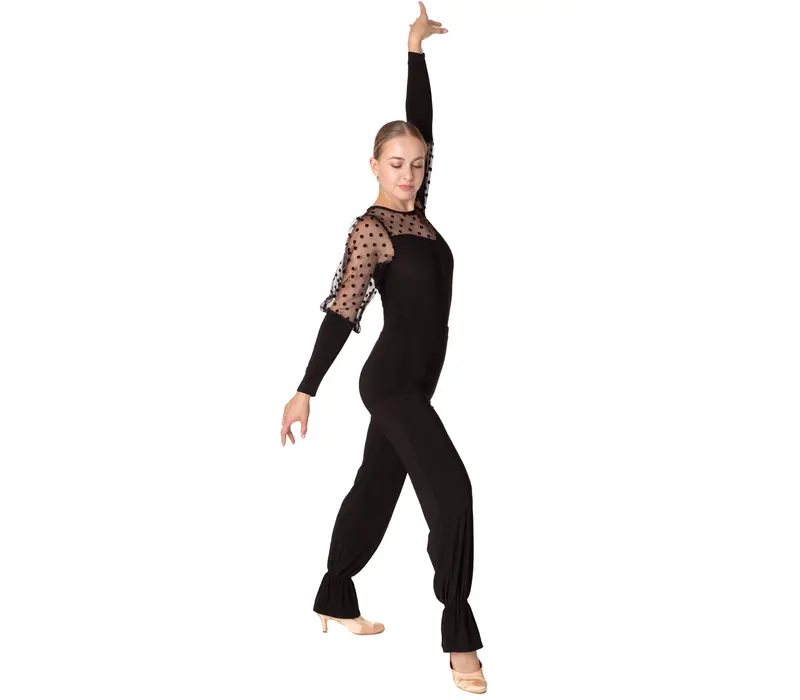 FSD Dana dámské tréninkové taneční kalhoty - Černá
