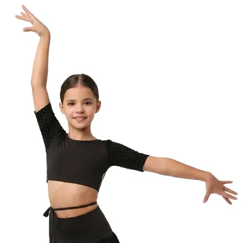 Grand Prix Iona Mini Noir, dívčí zavinovací top Grand Prix Iona Mini Noir, dívčí zavinovací top