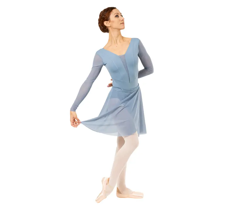 Grand Prix Symphony Oliveria, dámská sukně na zavazování ke kolenům Grand Prix Symphony Oliveria, dámská sukně na zavazování ke kolenům - Bílá