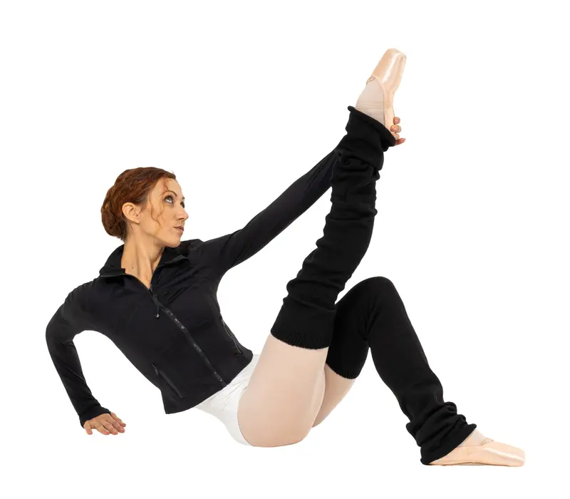 Intermezzo Ganesha, pletené stulpny - Černá Intermezzo Ganesha, pletené stulpny - Černá