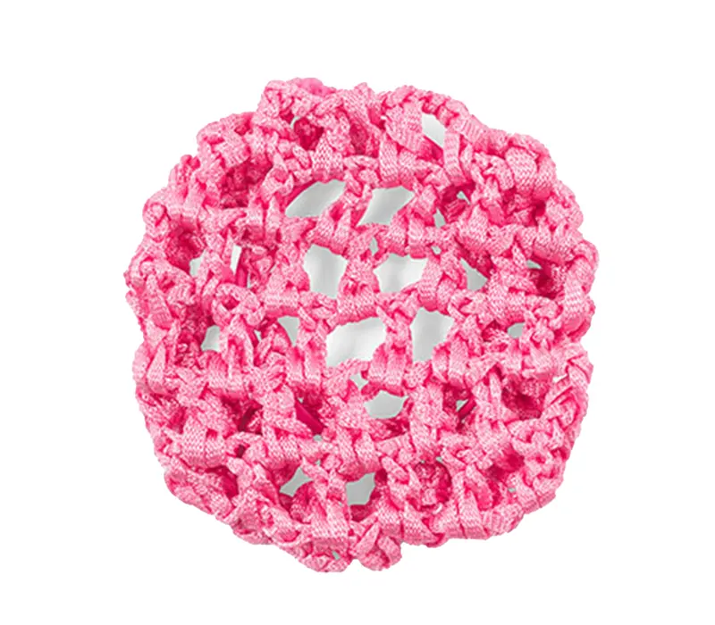 Rumpf Bun cover, barevná síťka na drdol - Růžová - pink