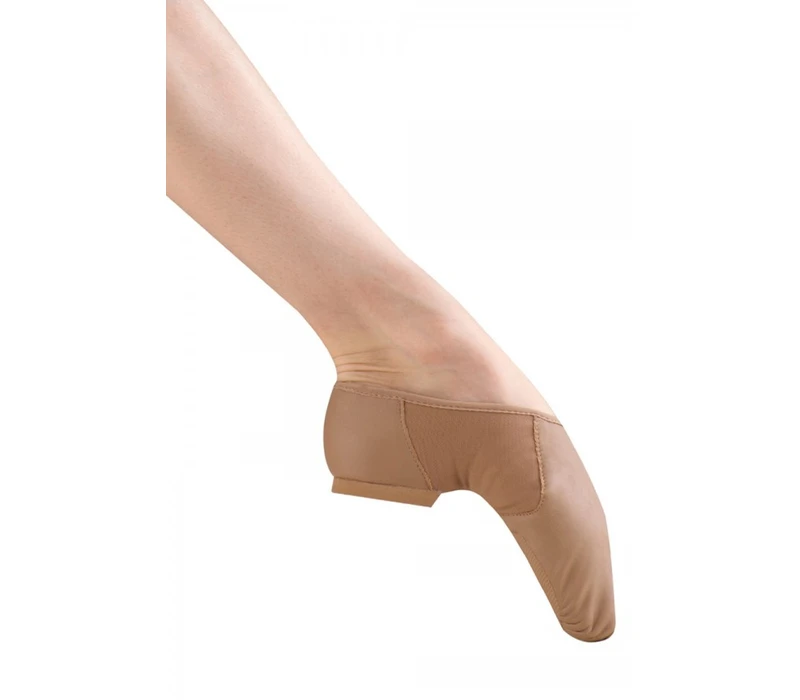 Bloch neo-flex slip on, jazzová obuv pro děti - Tělová - tan