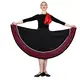 Sansha Constanza L0804P, charakterová sukně - Černo růžová Sansha