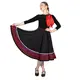 Sansha Constanza L0804P, charakterová sukně - Černo růžová Sansha
