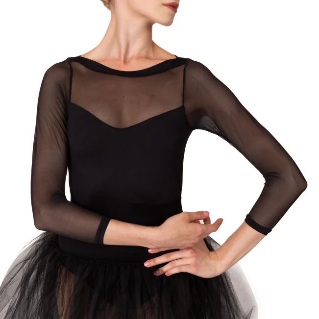 So Danca Elise, dres s tříčtvrtečním síťovaným rukávem