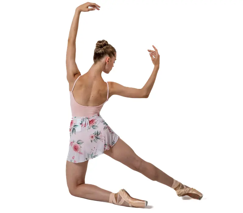 So Danca Floral, zavinovací sukně - Floral white SoDanca