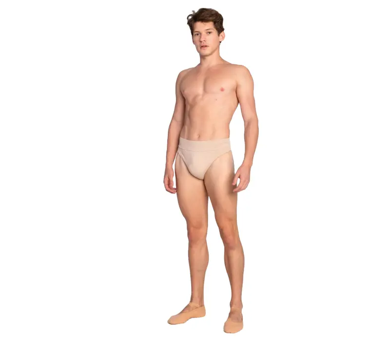 So Danca Microfiber Dance Belt, pánský suspenzor - Tělová - nude