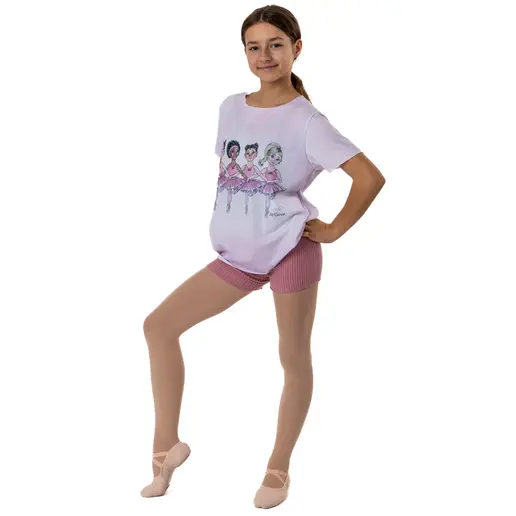 So Danca, tričko s baletkami pro děvčata