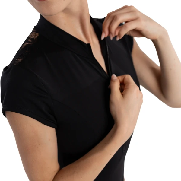Capezio Elegance krátký rukáv princess, dámský dres Capezio Elegance krátký rukáv princess, dámský dres