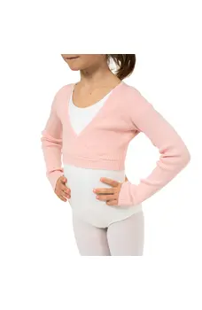 Bloch Fix Wrap Sweater, dívčí baletní top na zahřátí