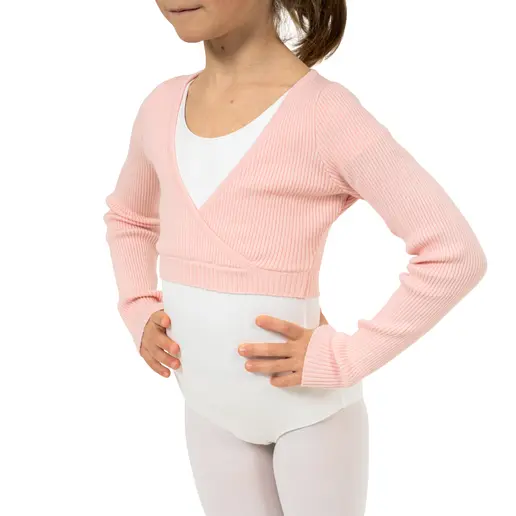 Bloch Fix Wrap Sweater, dívčí baletní top na zahřátí