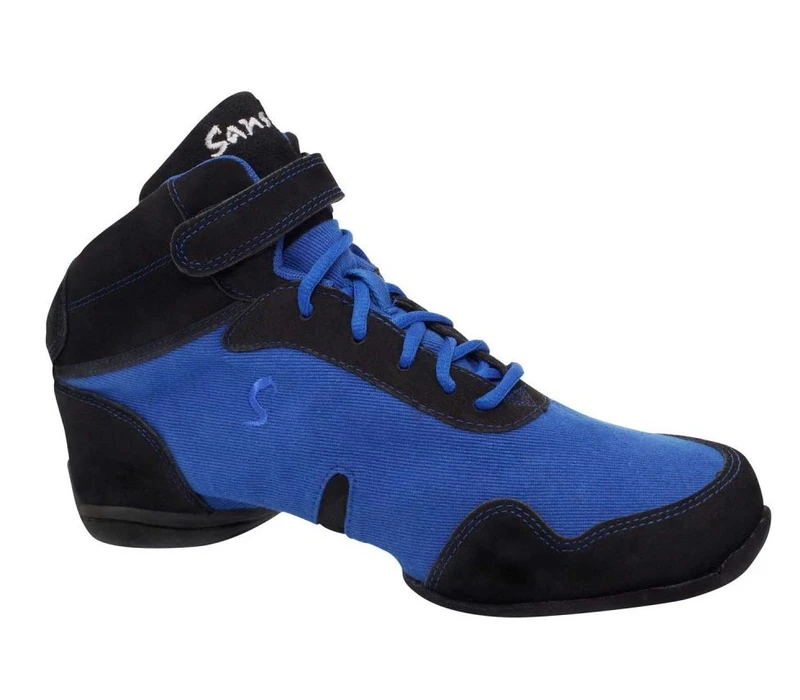 Skazz Boomelight, plátěné sneakery - Černo/modrá