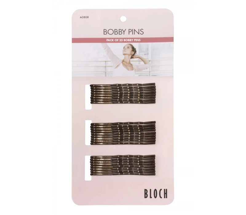 Bloch Bobby Pins, sponky do vlasů - Hnědá