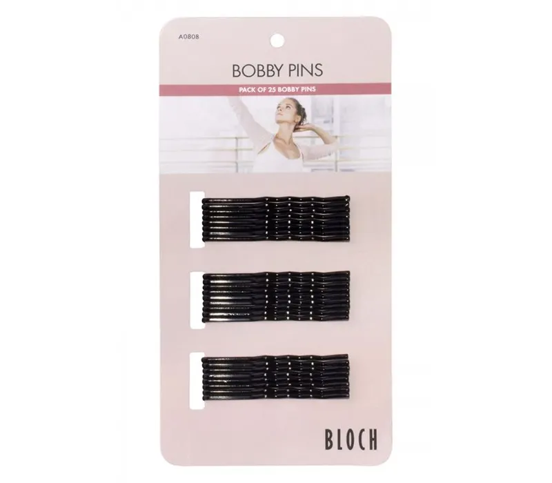 Bloch Bobby Pins, sponky do vlasů - Černá