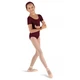 Bloch Ballet, bavlněný dres s krátkým rukávem - Burgundy Bloch