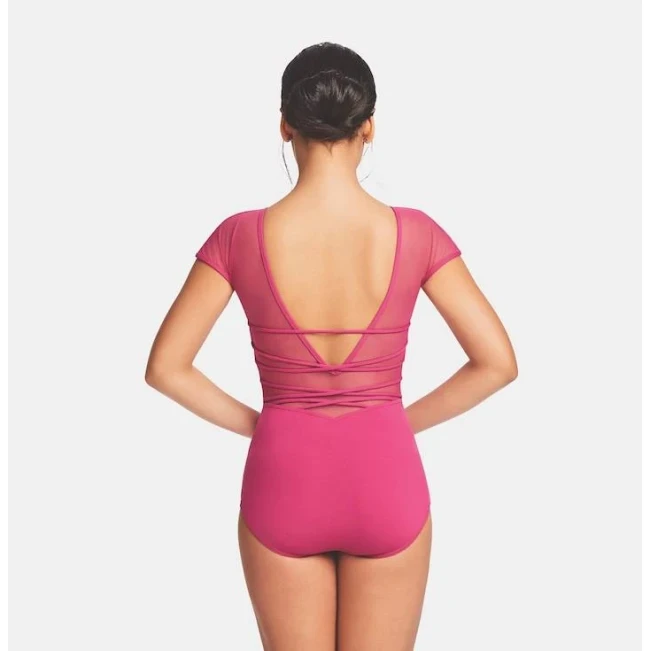 Capezio Strappy back Cap Sleeve Leotard, baletní dres Capezio Strappy back Cap Sleeve Leotard, baletní dres