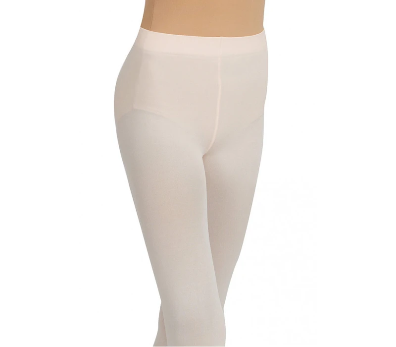 Capezio ultra soft transition tights, konvertibilní punčocháče pro děti - Růžová light ballet Capezio