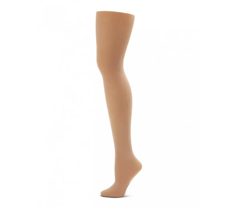 Capezio ultra soft transition tights, konvertibilní punčocháče pro děti - Pražené mandle Capezio