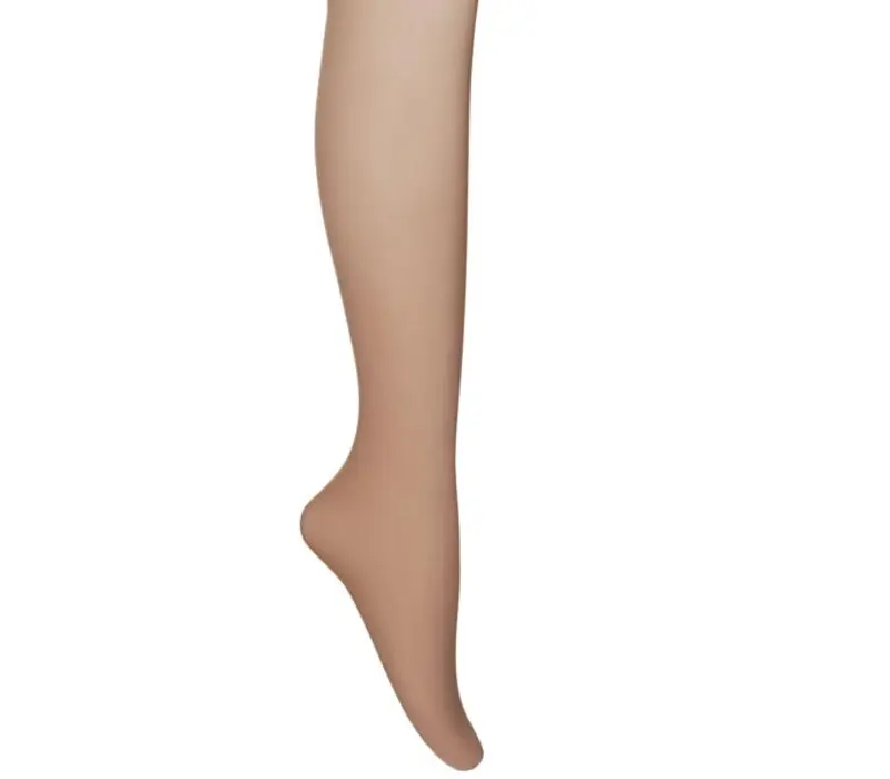 Capezio ultra soft transition tights, konvertibilní punčocháče pro děti - Hnědá javor Capezio