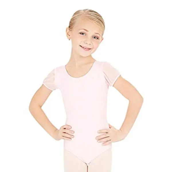 Capezio puff sleeve leotard, dětský baletní dres