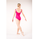 Capezio Tactel V Neck Leotard, dres na hrubá ramínka