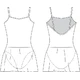 Capezio Camisole Dress, dres se sukénkou