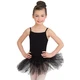 Capezio Tutu Dress, dětský dres s tutu sukénkou - Černá