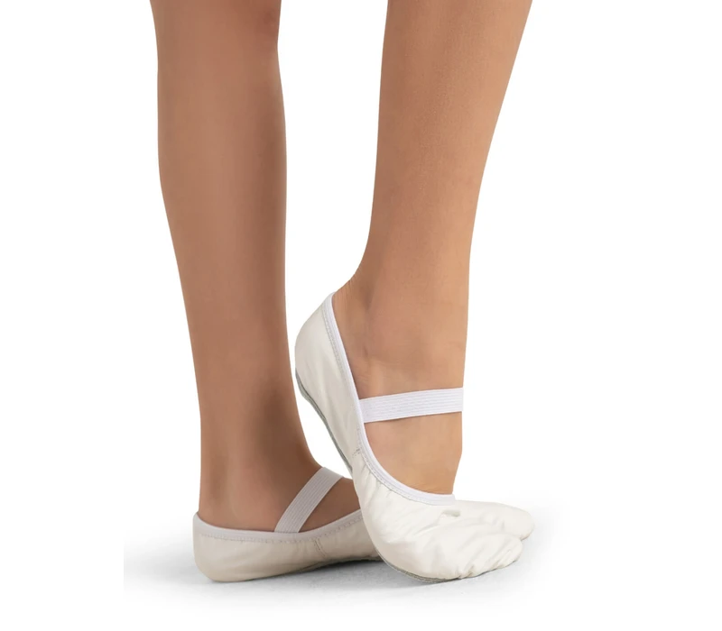 Capezio Daisy 205C, dětské baletní cvičky - Bílá