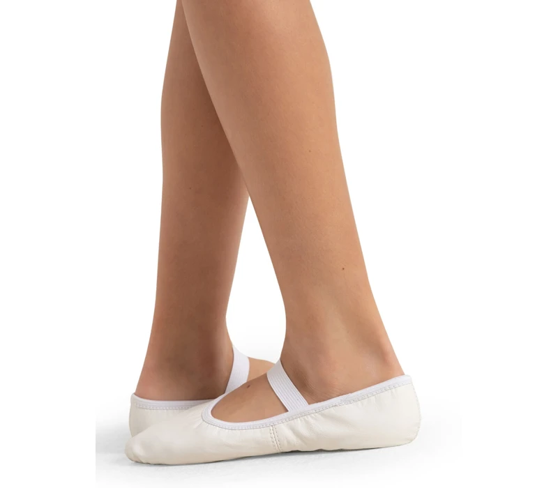 Capezio Daisy 205C, dětské baletní cvičky - Bílá