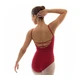 Capezio  String-back, baletní dres - Červená granátová Capezio