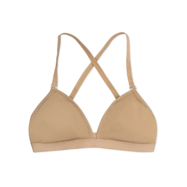 Capezio Deep Neck clear back, dámská podprsenka