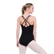 Capezio Double Strap Camisole Leotard CC123, baletní dres - Bordová Capezio