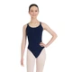 Capezio Double Strap Camisole Leotard CC123, baletní dres - Modrá navy Capezio