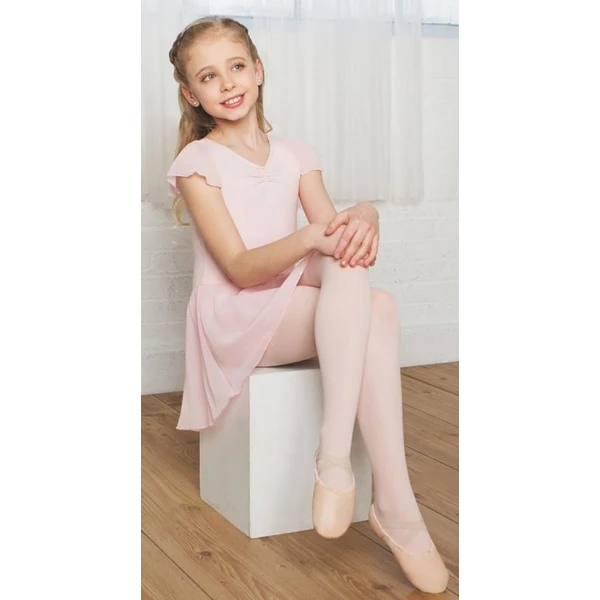Capezio flutter sleeve dress, dres se sukní