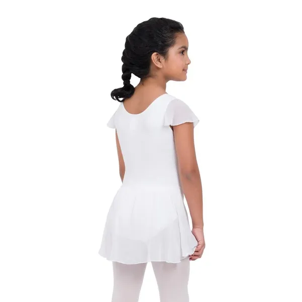 Capezio flutter sleeve dress, dres se sukní