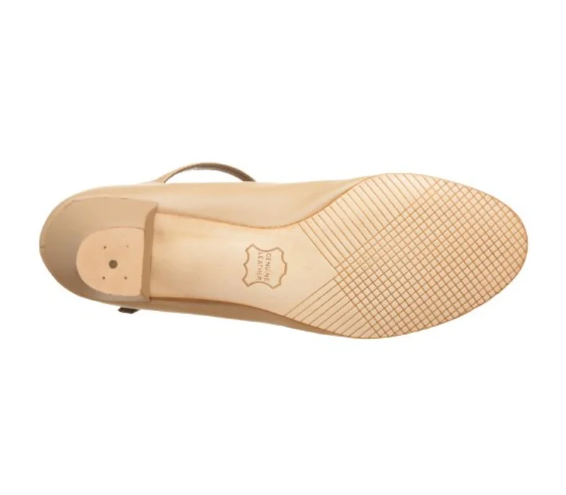 Capezio Jr Footlight, charakterky - Hnědá caramel Capezio